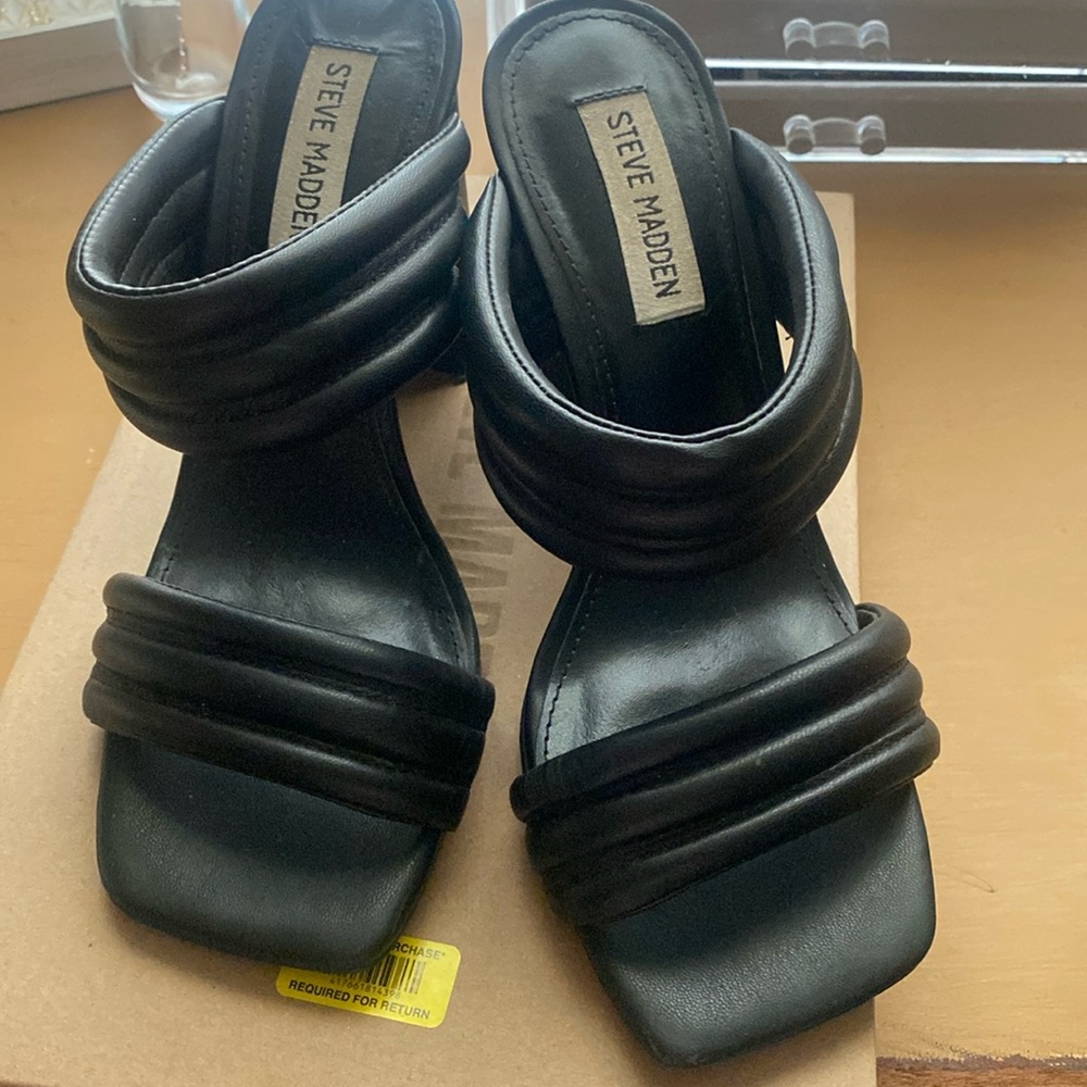 Black Steve Madden Tahani Heels